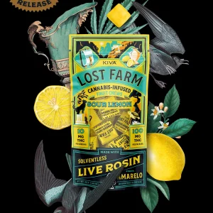 10mg Sour Lemon x Amarelo Live Rosin Chews